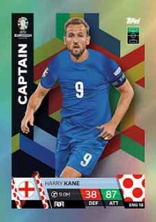 Harry Kane England Topps Match Attax EURO 2024 Captain #ENG18